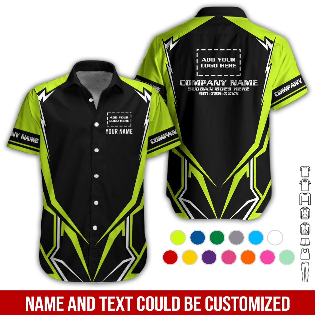 Custom Company Brand Uniform Shirt – Custom Name, - photo 3