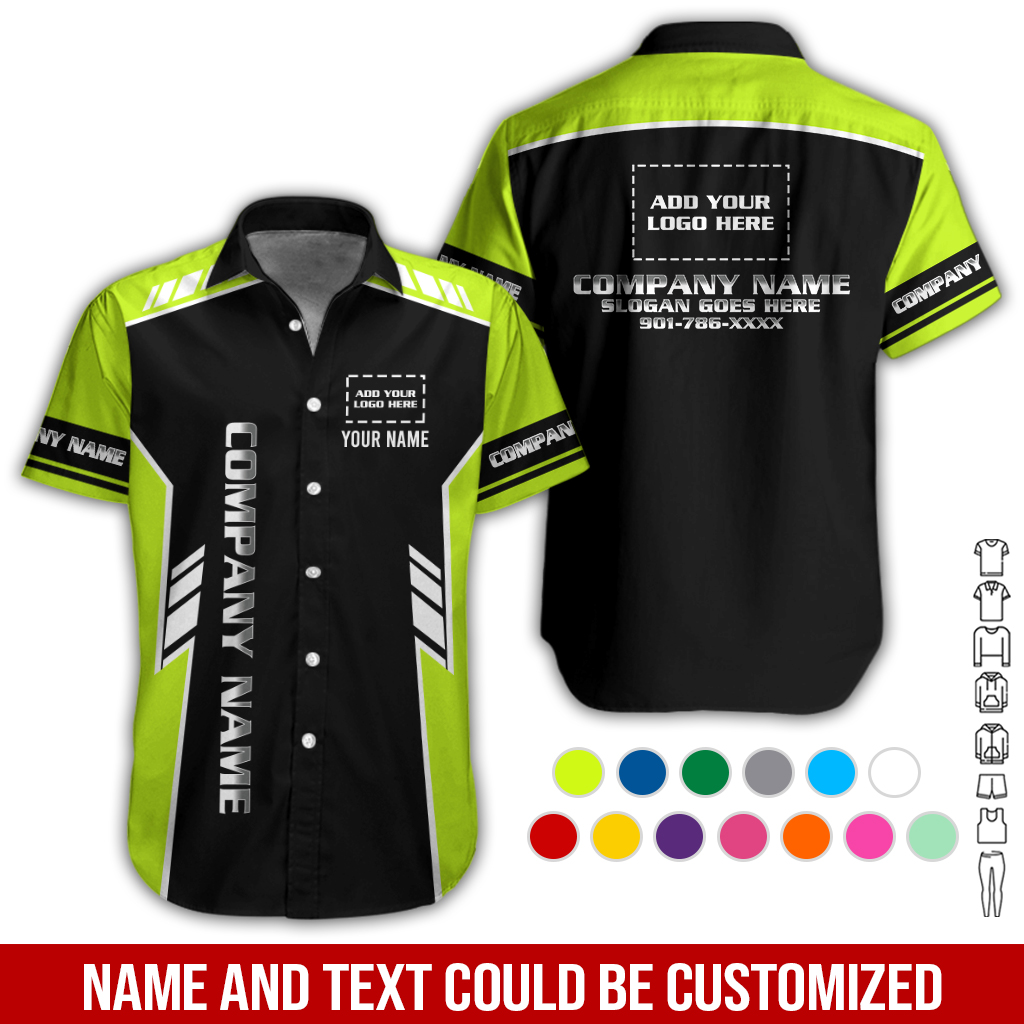 Custom Company Brand Uniform Shirt – Custom Name, - photo 3
