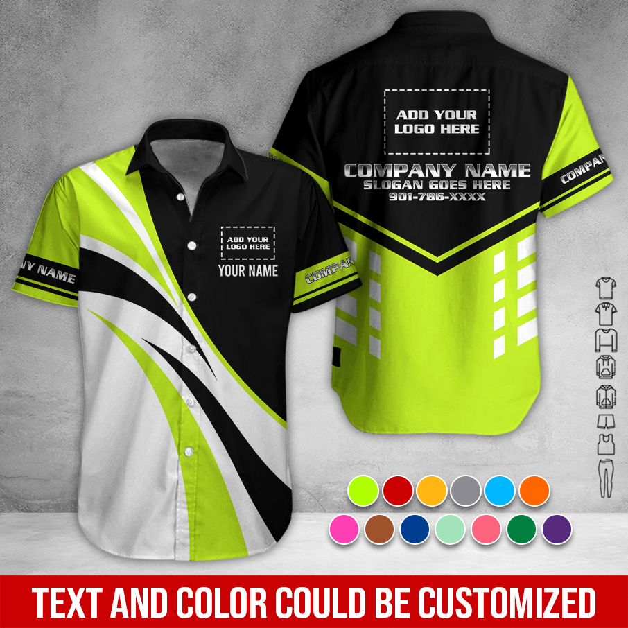 Custom Company Brand Uniform Shirt – Custom Name, - photo 3