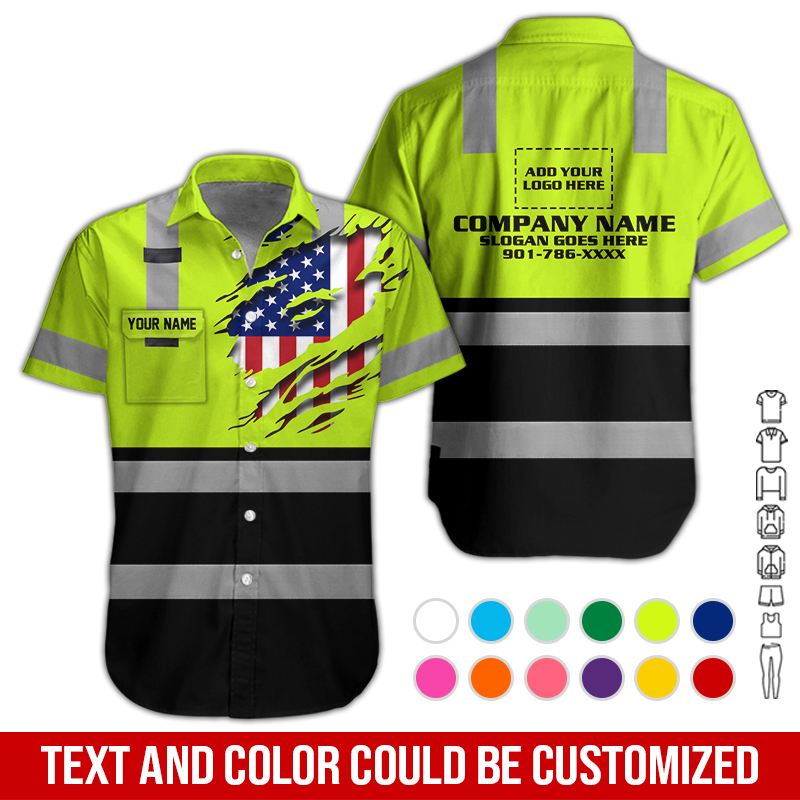 Pocket-Custom Company Brand Uniform Shirt – - photo 172