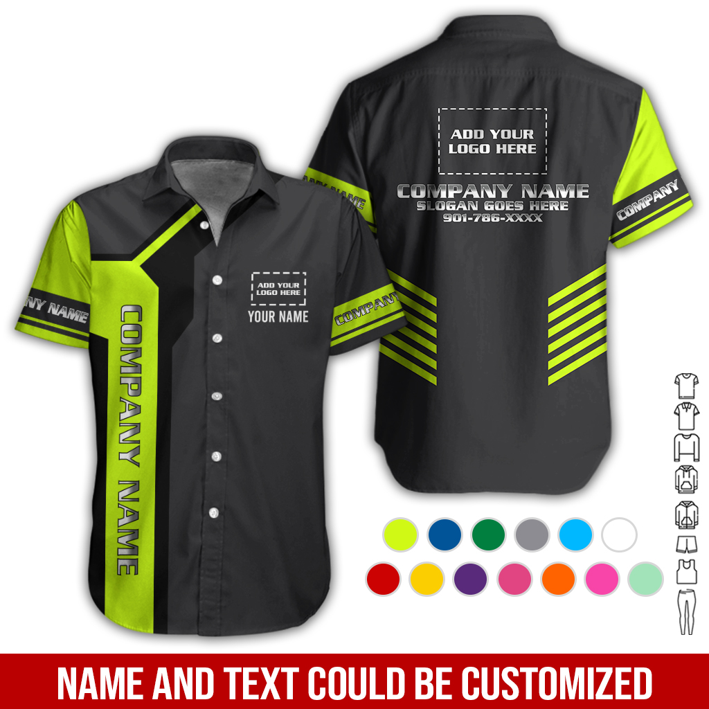 Custom Company Brand Uniform Shirt – Custom Name, - photo 3
