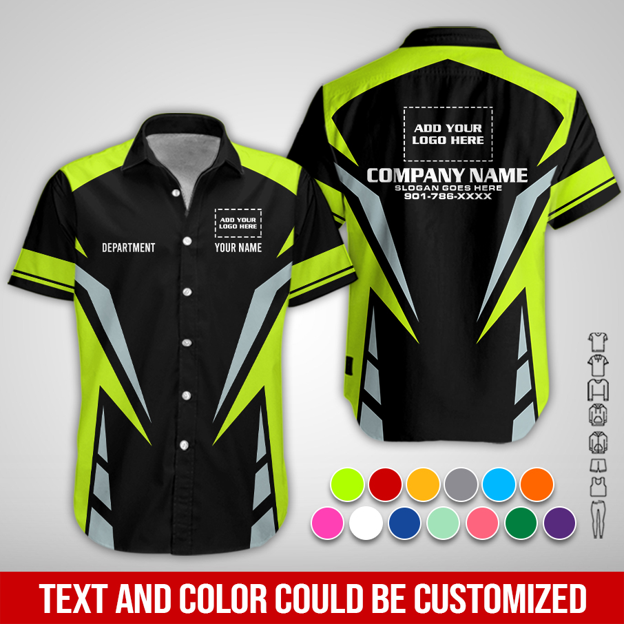 Custom Company Brand Uniform Shirt – Custom Name, - photo 3