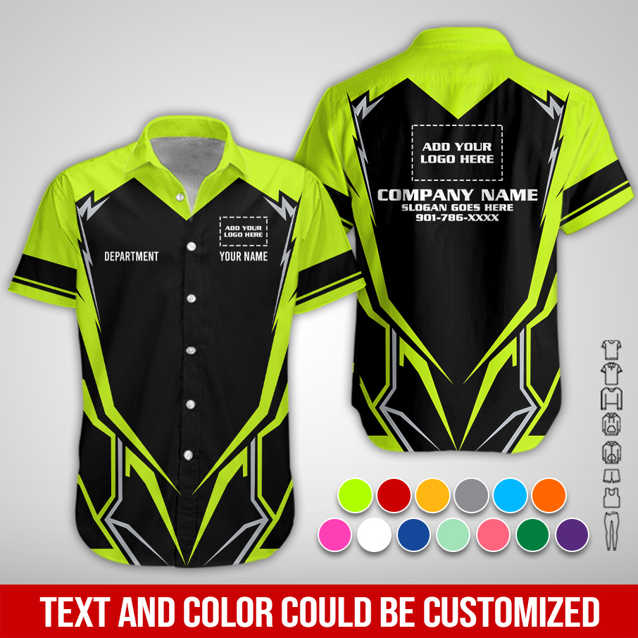 Custom Company Brand Uniform Shirt – Custom Name, - photo 3