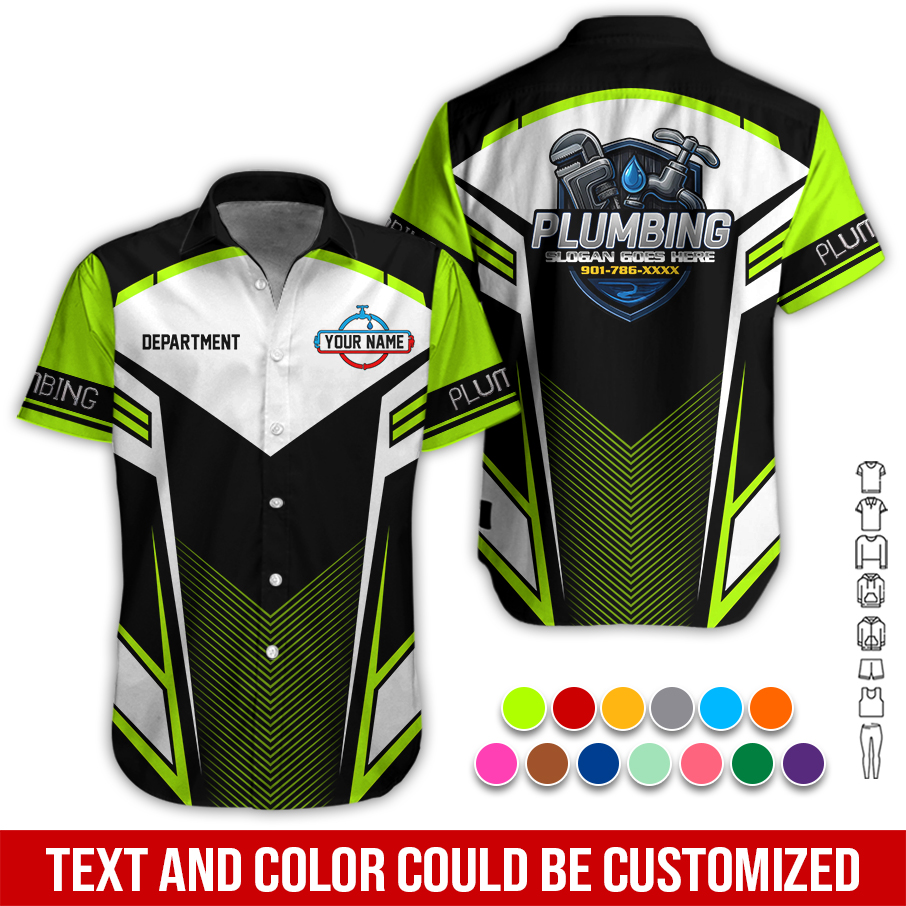 Custom Plumbing 3D Hoodie - photo 3