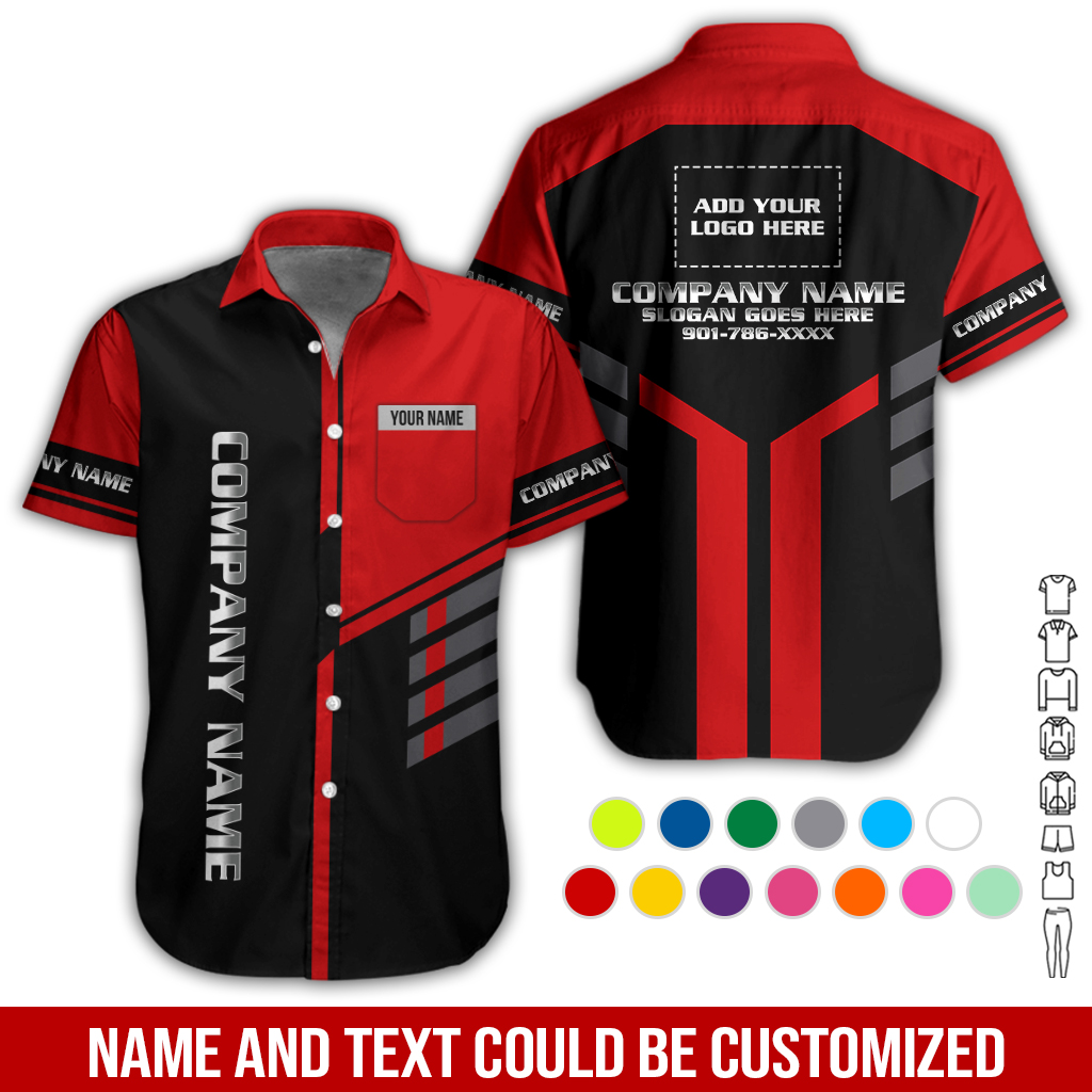 Pocket-Custom Company Brand Uniform Shirt – - photo 12