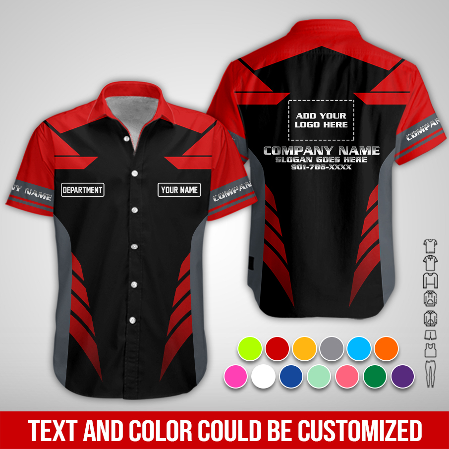 Custom Company Brand Uniform Shirt – Custom Name, - photo 12