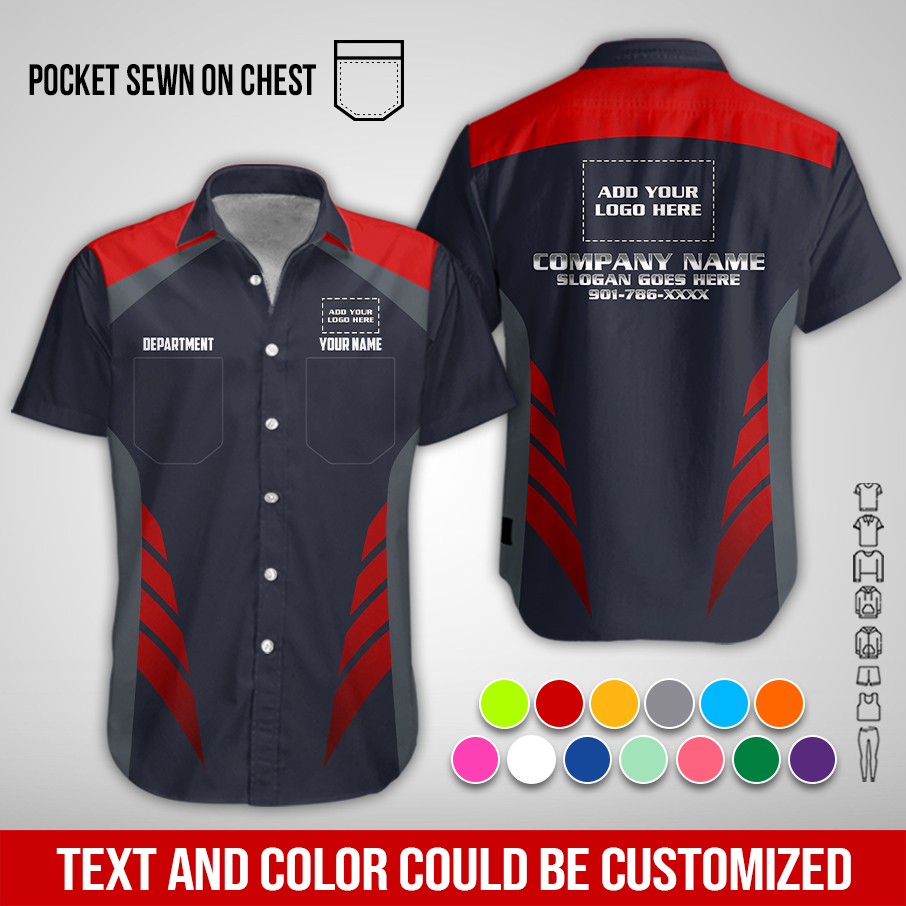 Pocket - Custom Company Brand Uniform Shirt – - photo 12