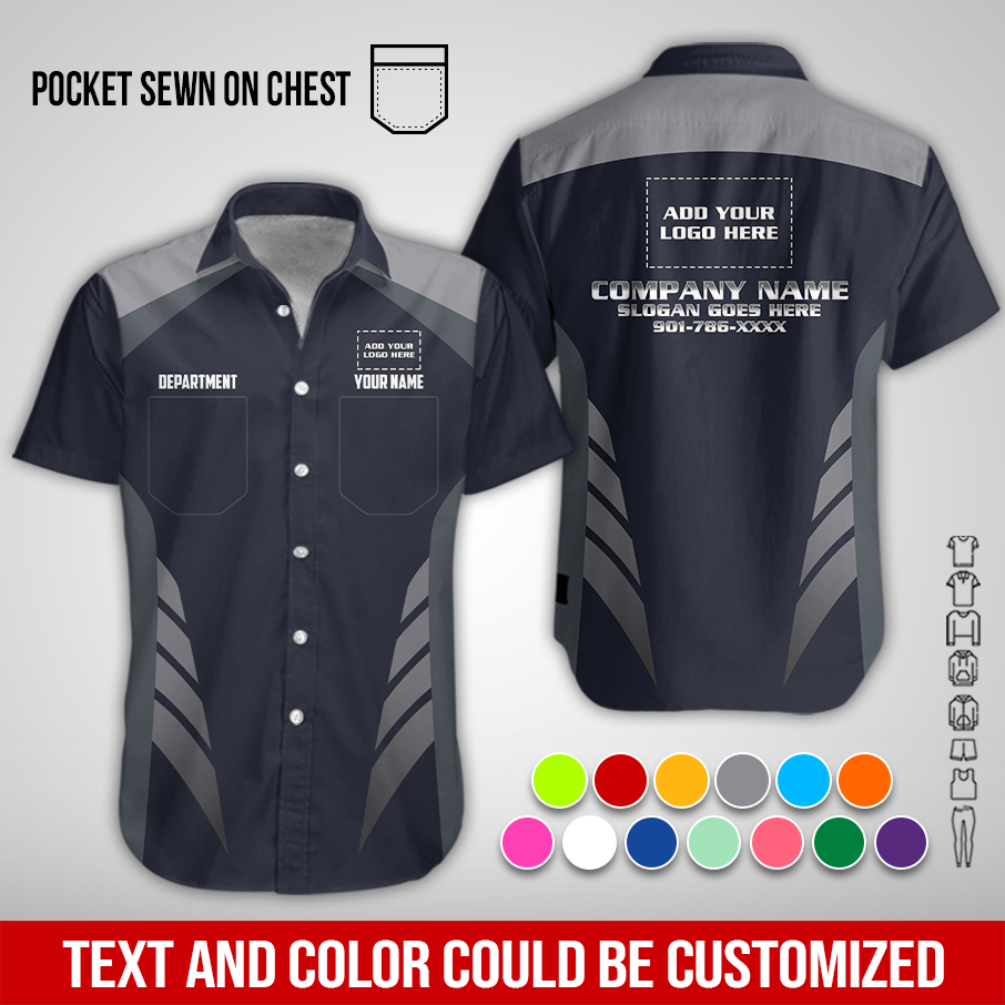 6149738-custom-company-brand-uniform-shirt-personalized-name-logo-colors-lv06-30.jpg Pocket - Custom Company Brand Uniform Shirt – - photo 30