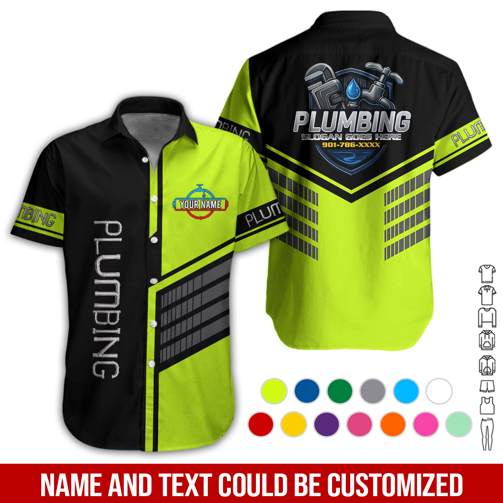 Custom Plumbing 3D Hoodie - photo 3