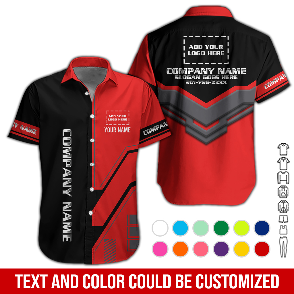 Custom Company Brand Uniform Shirt – Custom Name, - photo 16