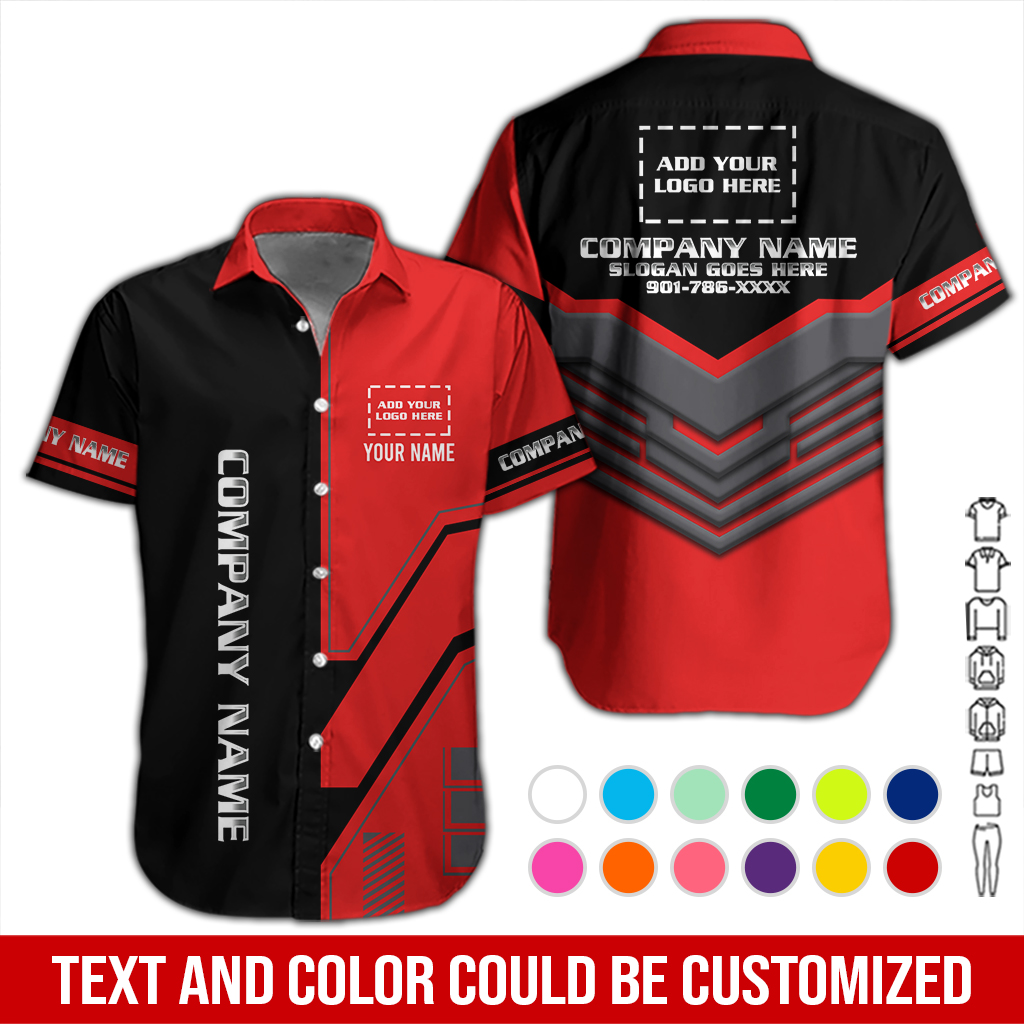 Custom Company Brand Uniform Shirt – Custom Name, - photo 16