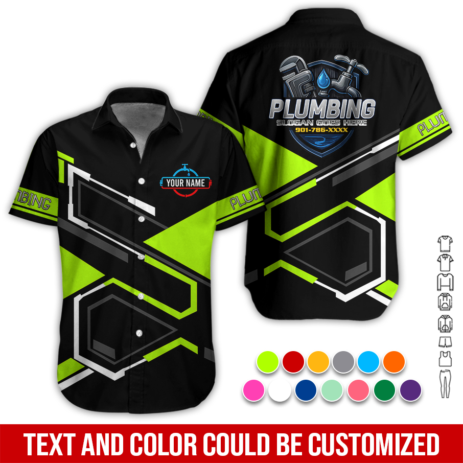 Custom Plumbing 3D Hoodie - photo 3