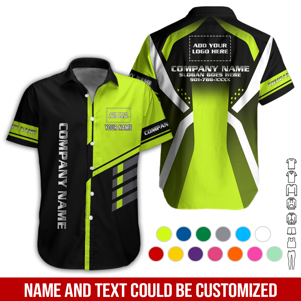 Custom Company Brand Uniform Shirt – Custom Name, - photo 3