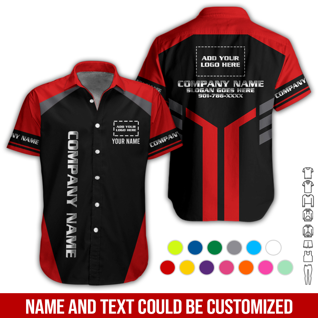 Custom Company Brand Uniform Shirt – Custom Name, - photo 12