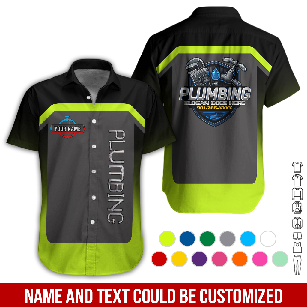 Custom Plumbing 3D Hoodie - photo 3