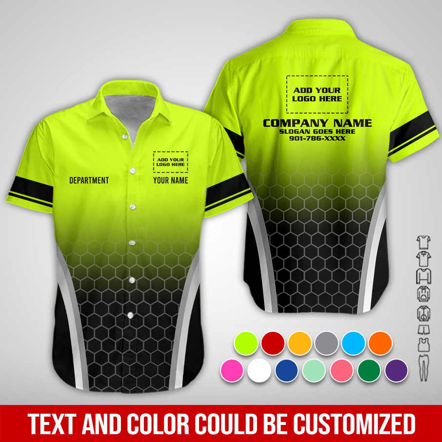 Custom Company Brand Uniform Shirt – Custom Name, - photo 3