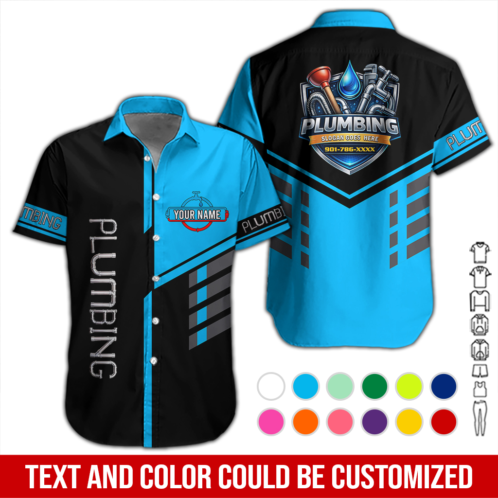 Custom Plumbing Work Shirt – High Visibility - photo 55