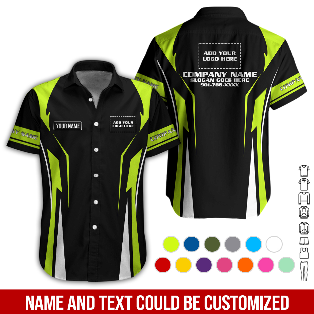 Custom Company Brand Uniform Shirt – Custom Name, - photo 3