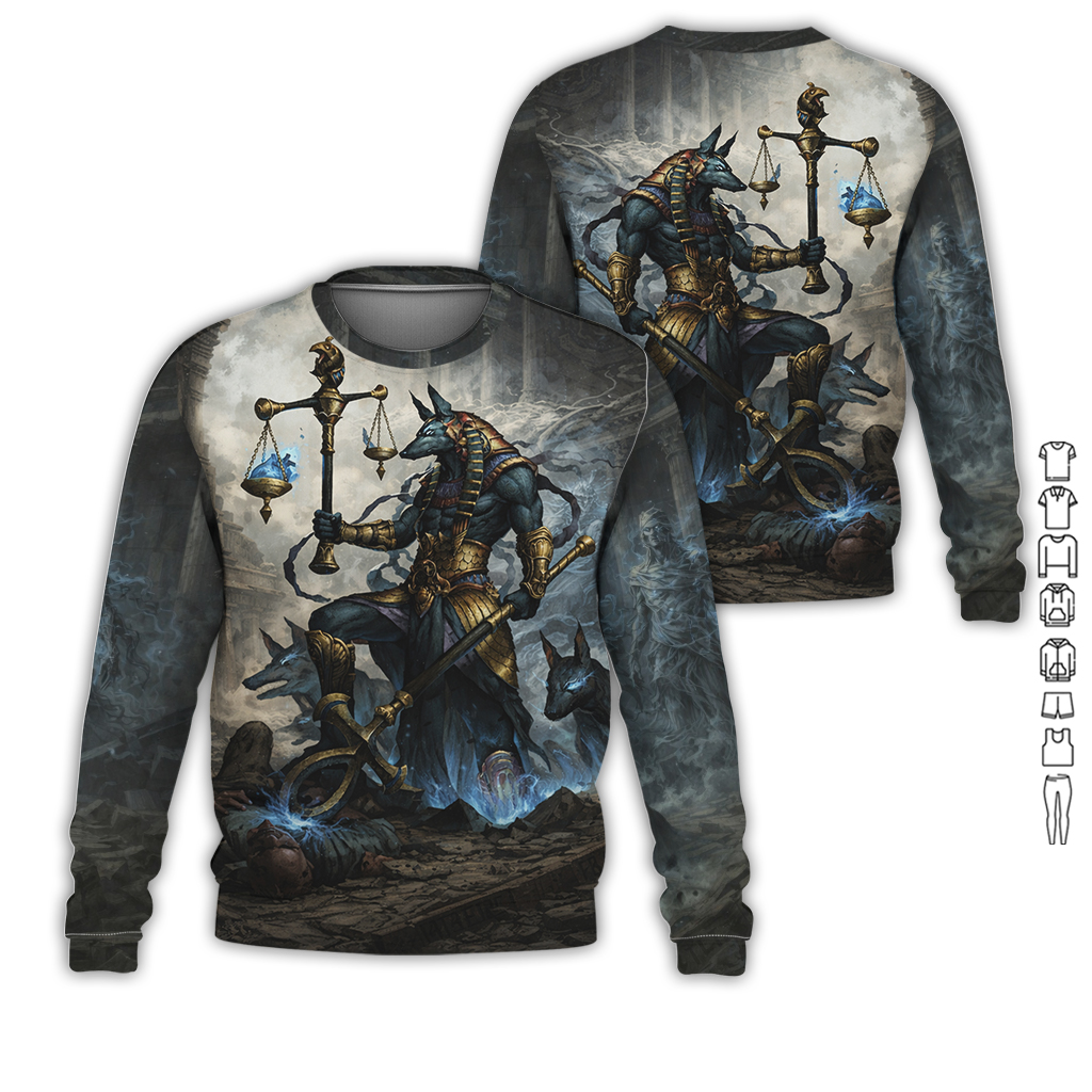 6176374-anubis-the-god-of-dead-3d-all-over-printed-clothes-gl228-4.jpg Anubis - the God of Dead 3D Hoodie - photo 4