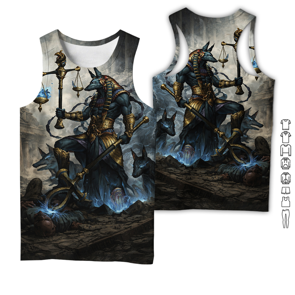 6176374-anubis-the-god-of-dead-3d-all-over-printed-clothes-gl228-8.jpg Anubis - the God of Dead 3D Hoodie - photo 8