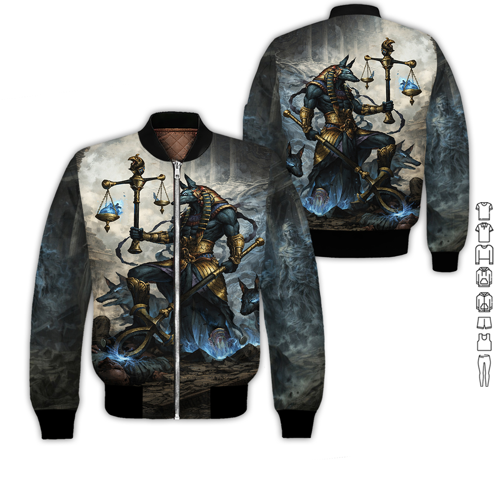 6176374-anubis-the-god-of-dead-3d-all-over-printed-clothes-gl228-9.jpg Anubis - the God of Dead 3D Hoodie - photo 9