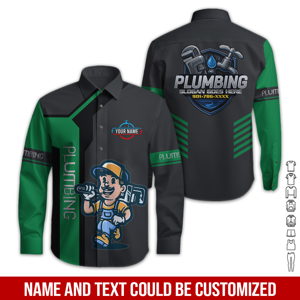 6176395-custom-plumbing-work-shirt-personalized-name-logo-hi-vis-colors-pc526-106.jpg Custom Plumbing Work Shirt – Custom Name, Logo - photo 106