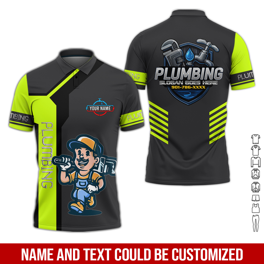 6176395-custom-plumbing-work-shirt-personalized-name-logo-hi-vis-colors-pc526-2.jpg Custom Plumbing Work Shirt – Custom Name, Logo - photo 2