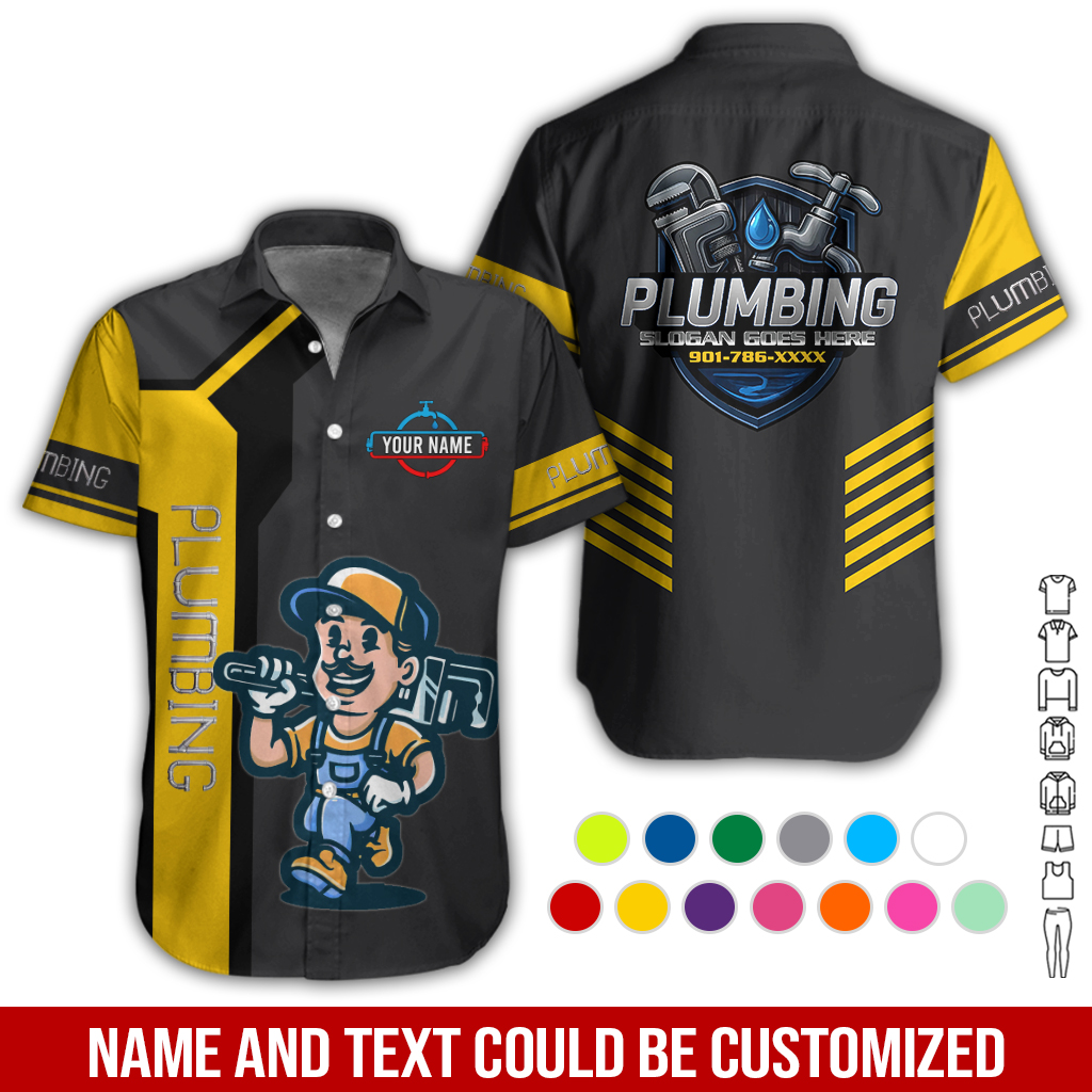 6176395-custom-plumbing-work-shirt-personalized-name-logo-hi-vis-colors-pc526-21.jpg Custom Plumbing Work Shirt – Custom Name, Logo - photo 21