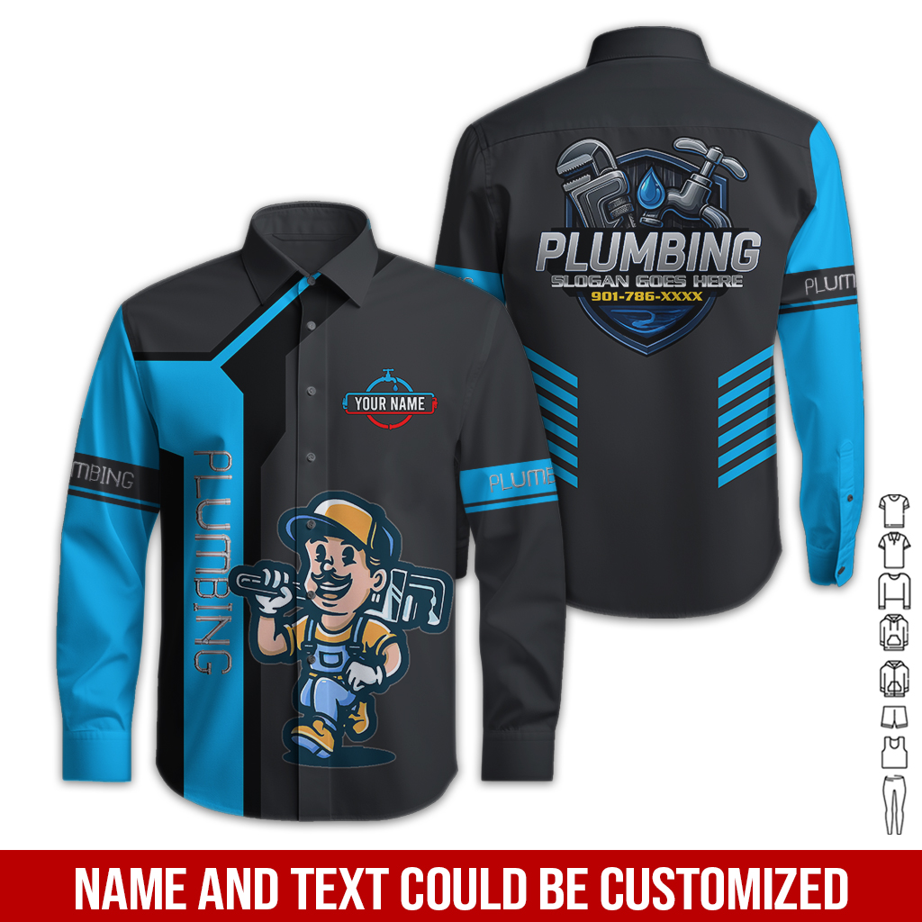 6176395-custom-plumbing-work-shirt-personalized-name-logo-hi-vis-colors-pc526-43.jpg Custom Plumbing Work Shirt – Custom Name, Logo - photo 43