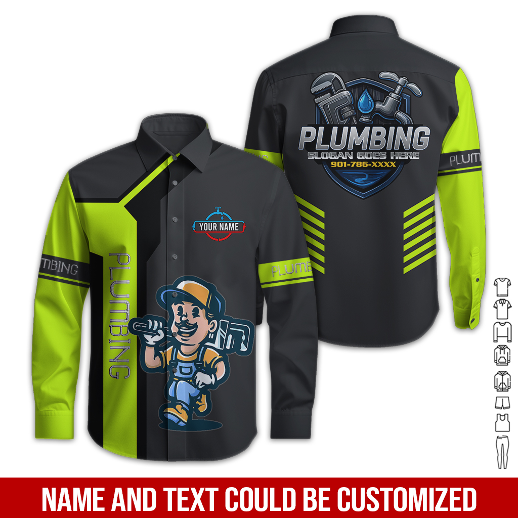 6176395-custom-plumbing-work-shirt-personalized-name-logo-hi-vis-colors-pc526-7.jpg Custom Plumbing Work Shirt – Custom Name, Logo - photo 7