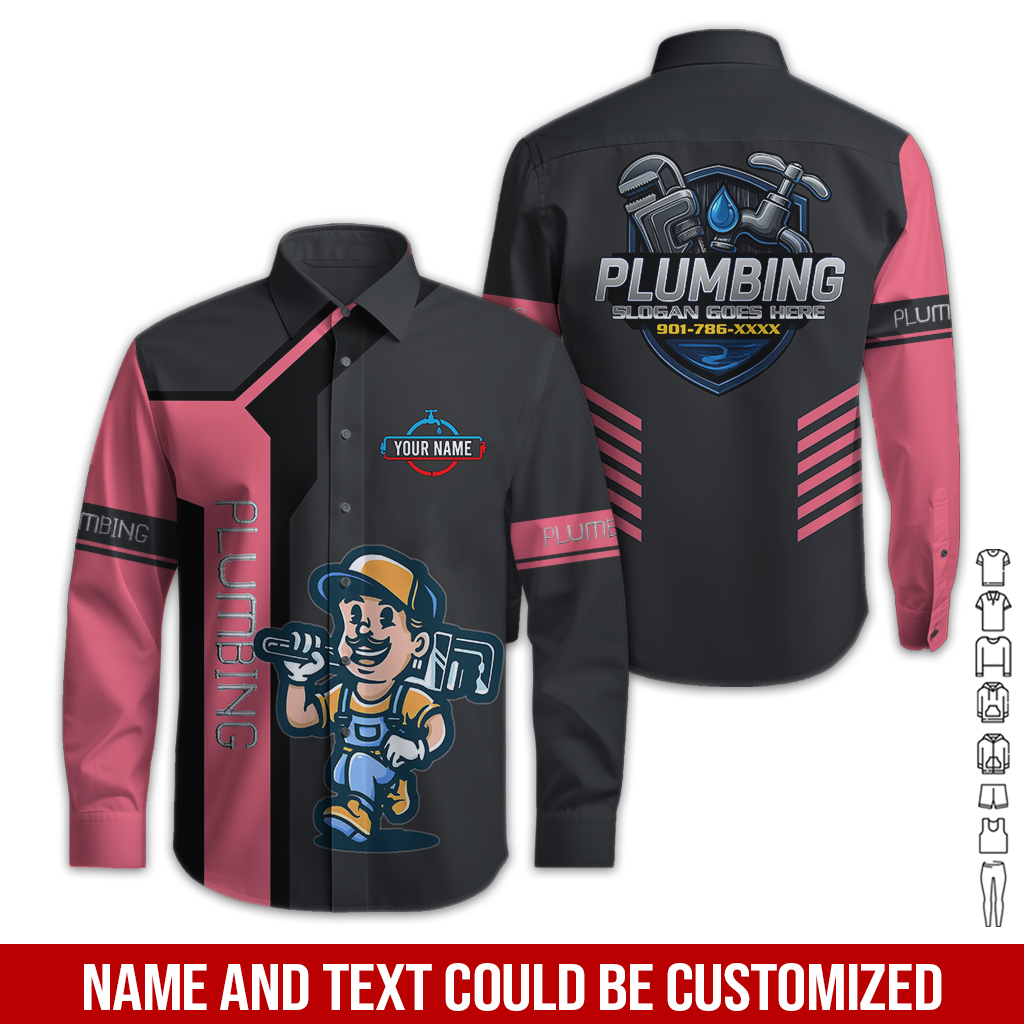 6176395-custom-plumbing-work-shirt-personalized-name-logo-hi-vis-colors-pc526-97.jpg Custom Plumbing Work Shirt – Custom Name, Logo - photo 97