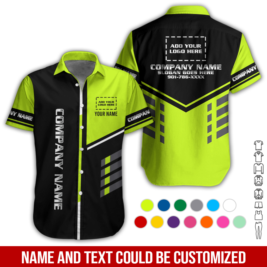 Custom Company Brand Uniform Shirt – Custom Name, - photo 3