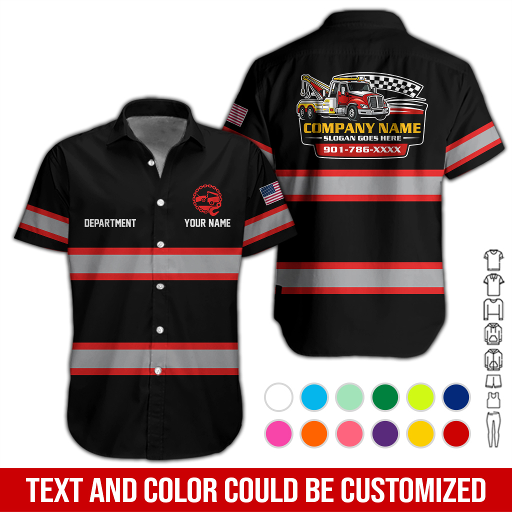 Custom Tow Truck Uniform Shirt – High Visibility - photo 16