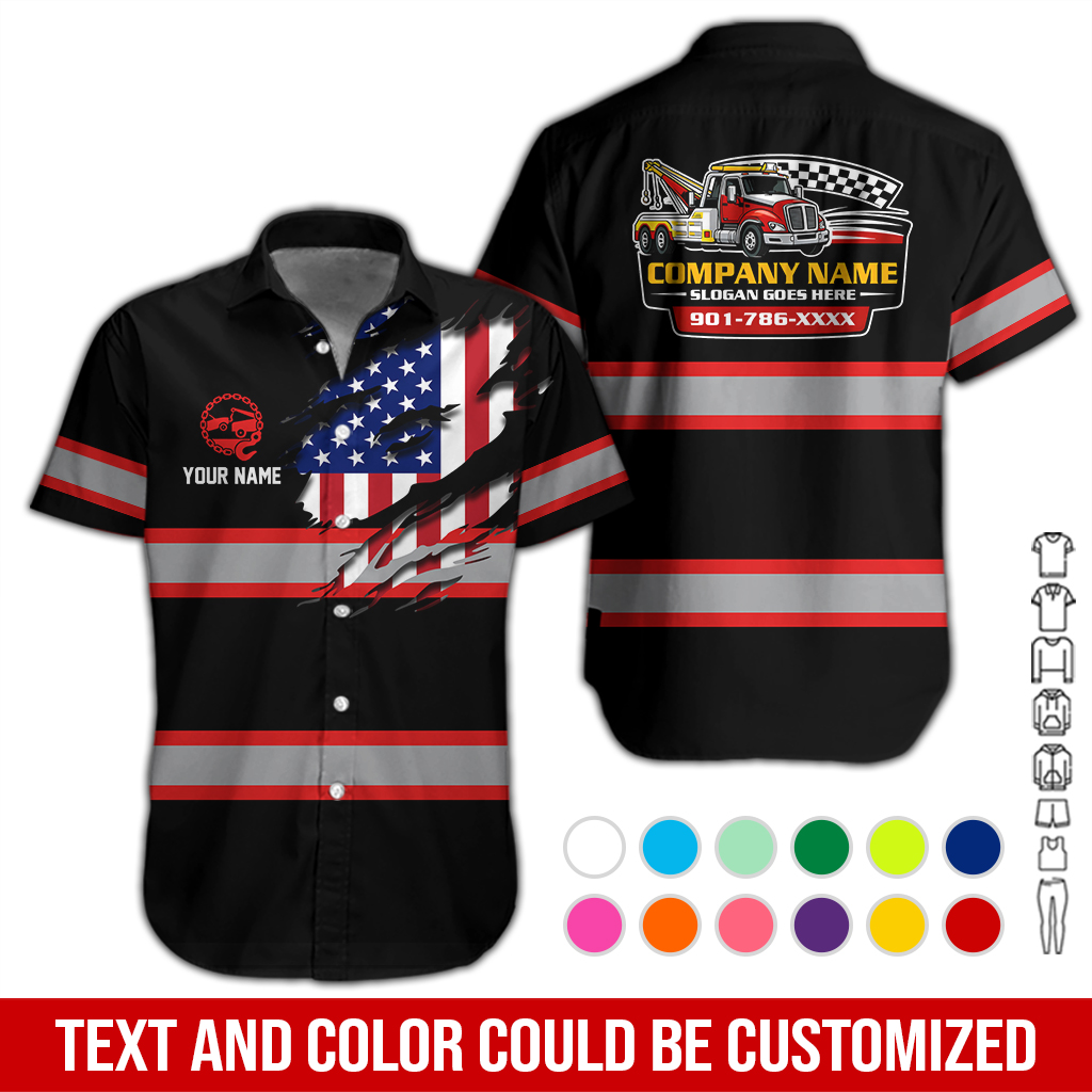 Custom Tow Truck Uniform Shirt – High Visibility - photo 16