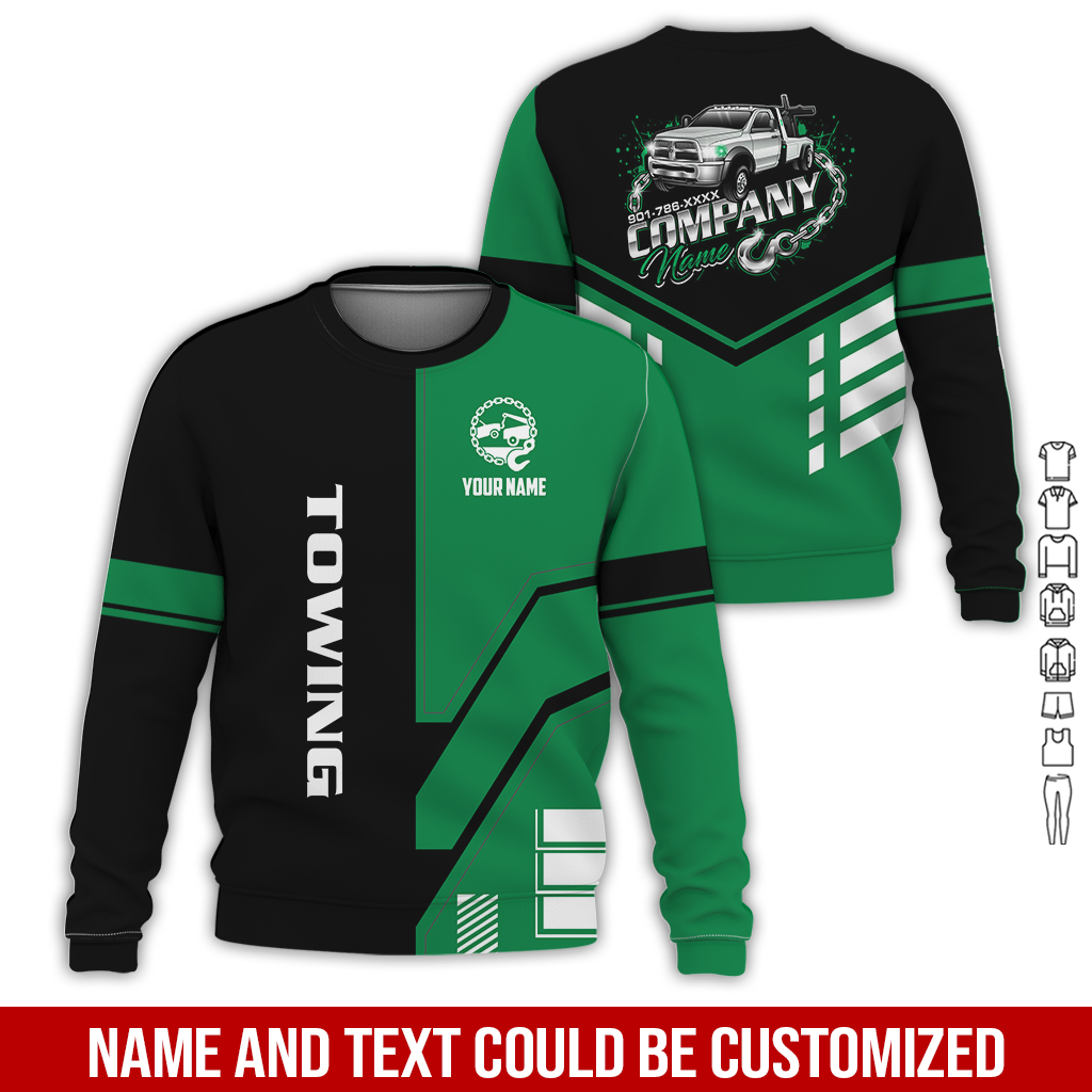 6179851-personalized-name-tow-truck-3d-all-over-printed-clothes-gl229-103.jpg Custom Tow Truck 3D Hoodie - photo 103