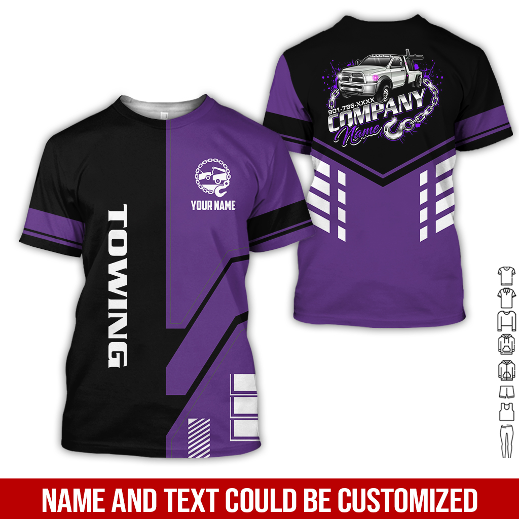 6179851-personalized-name-tow-truck-3d-all-over-printed-clothes-gl229-109.jpg Custom Tow Truck 3D Hoodie - photo 109