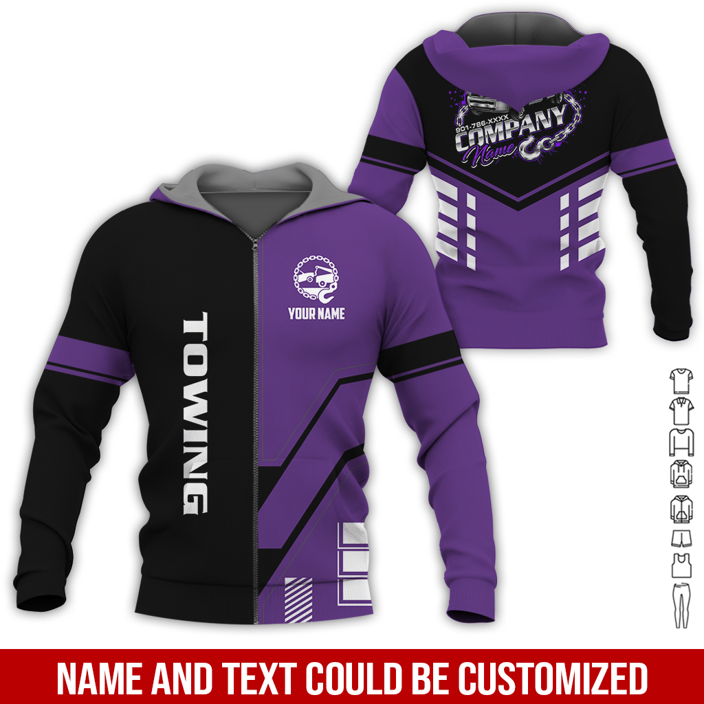 6179851-personalized-name-tow-truck-3d-all-over-printed-clothes-gl229-114.jpg Custom Tow Truck 3D Hoodie - photo 114