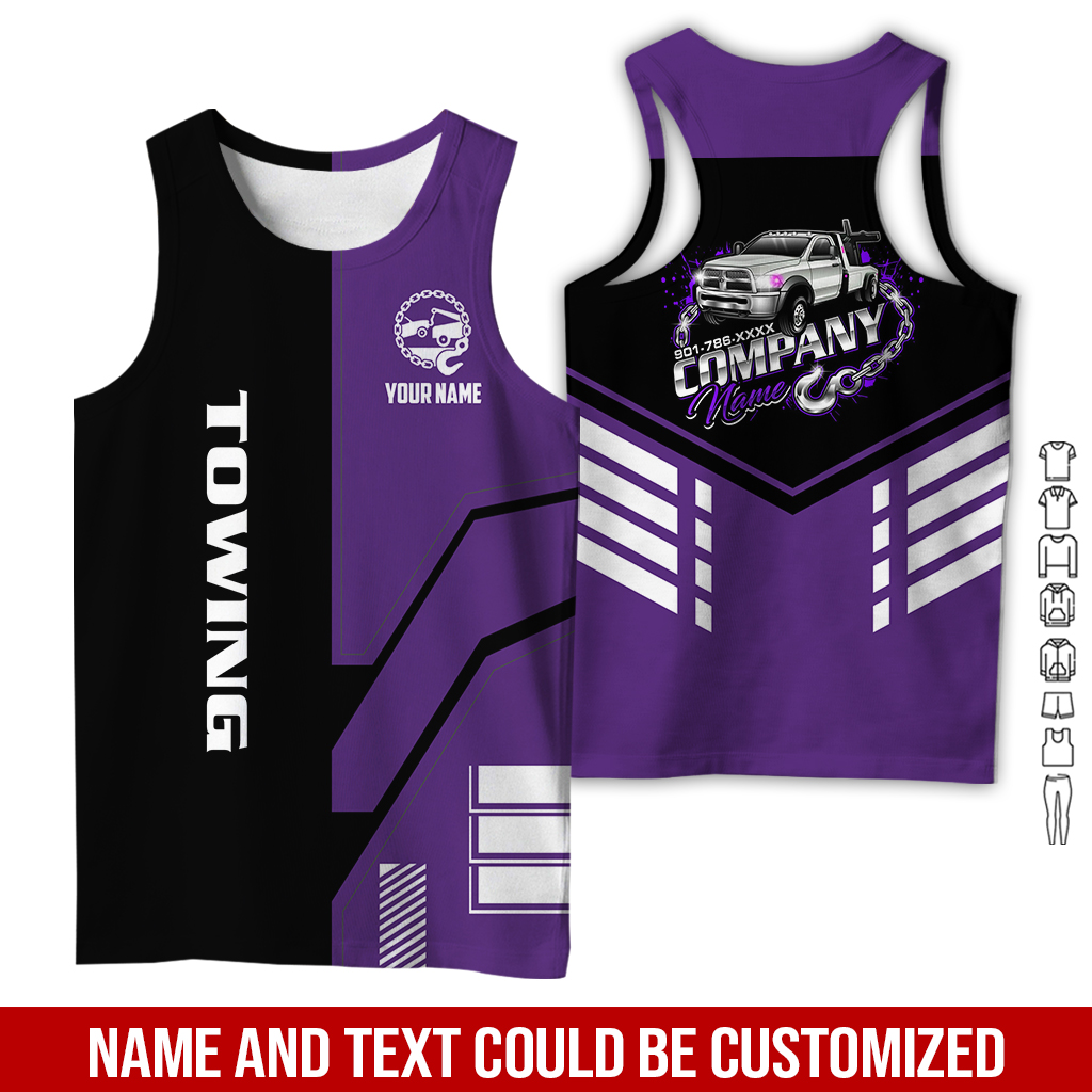6179851-personalized-name-tow-truck-3d-all-over-printed-clothes-gl229-116.jpg Custom Tow Truck 3D Hoodie - photo 116