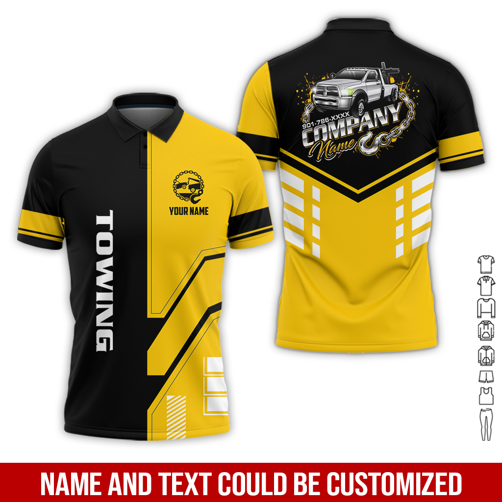 6179851-personalized-name-tow-truck-3d-all-over-printed-clothes-gl229-20.jpg Custom Tow Truck 3D Hoodie - photo 20