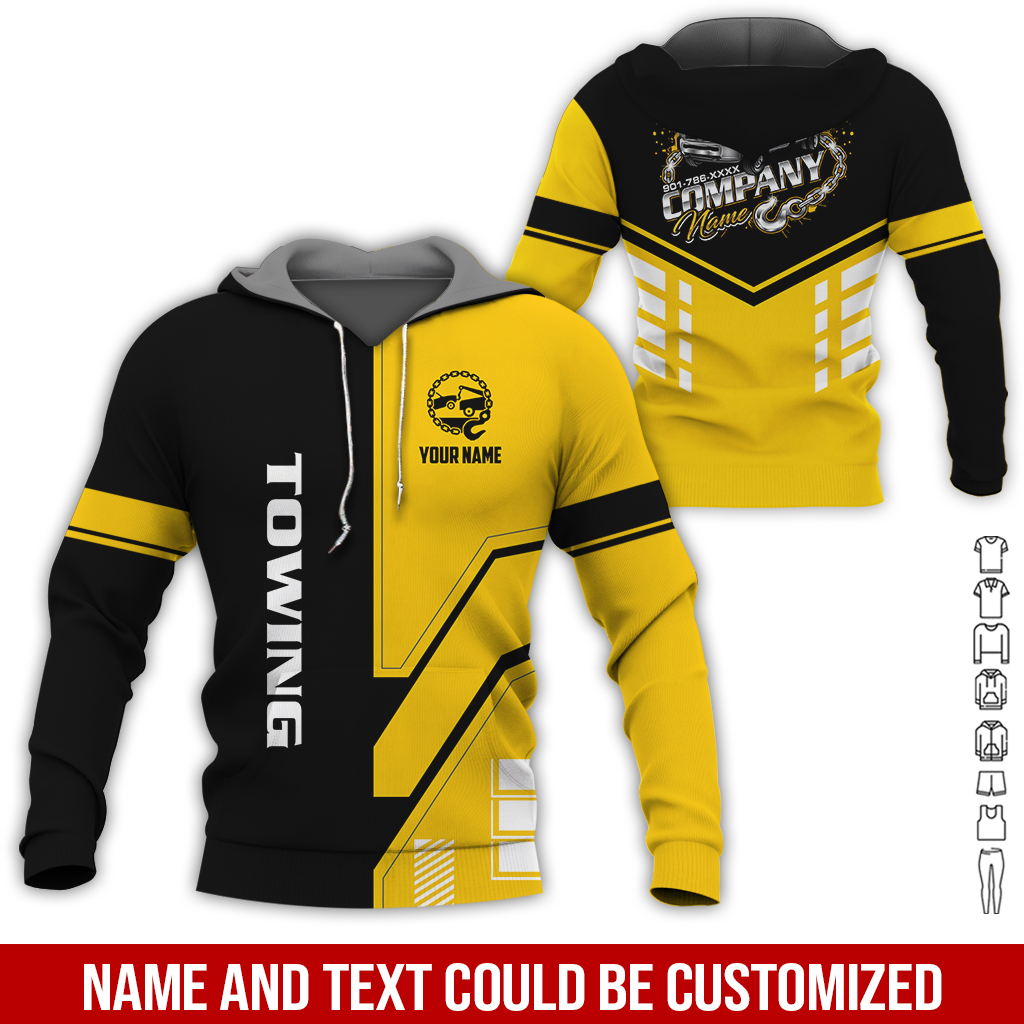 6179851-personalized-name-tow-truck-3d-all-over-printed-clothes-gl229-23.jpg Custom Tow Truck 3D Hoodie - photo 23