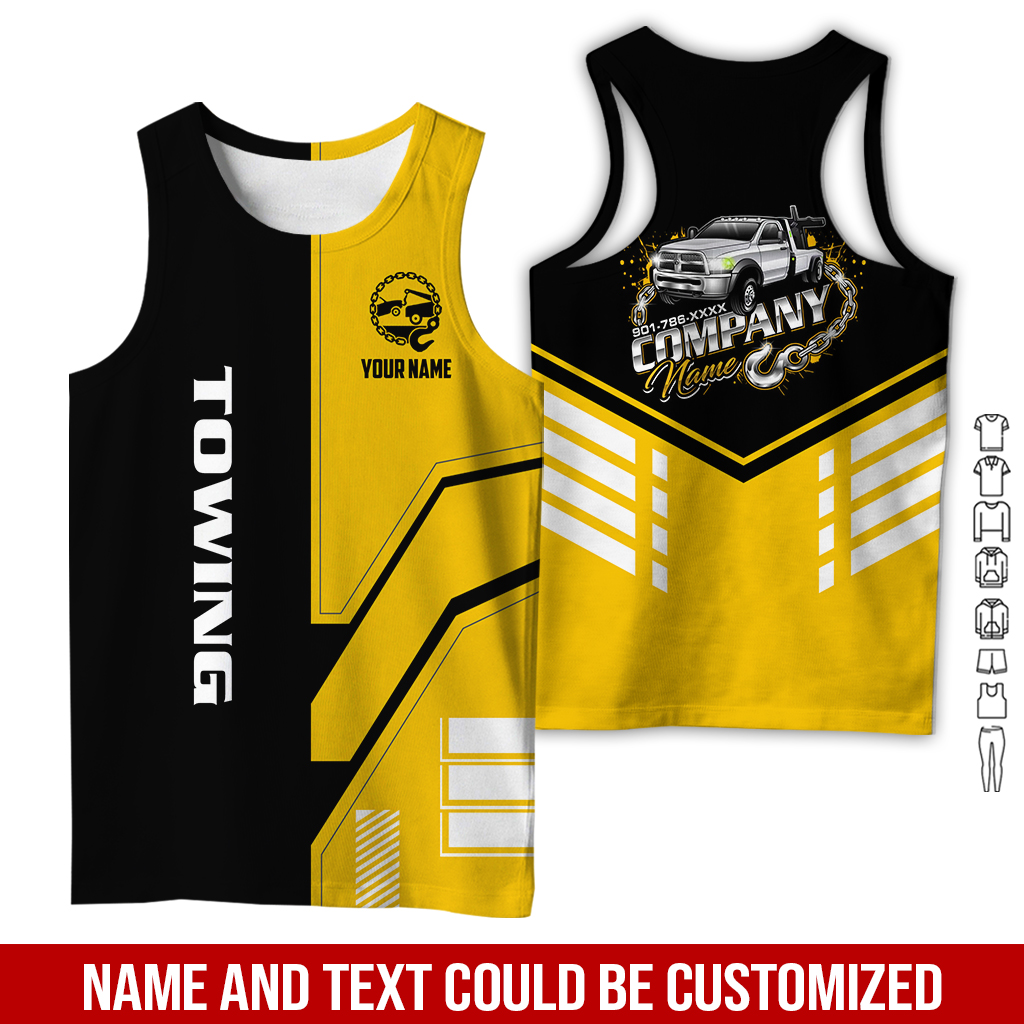 6179851-personalized-name-tow-truck-3d-all-over-printed-clothes-gl229-26.jpg Custom Tow Truck 3D Hoodie - photo 26