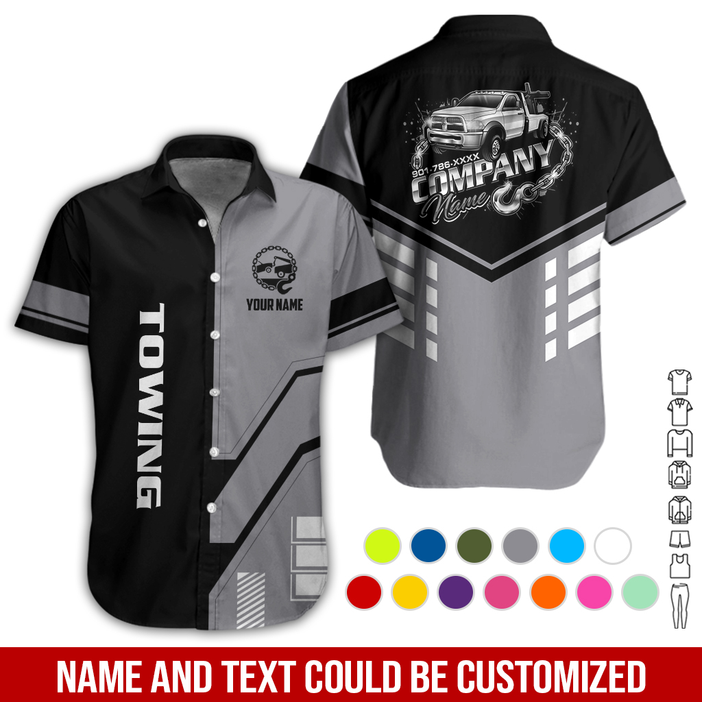 6179851-personalized-name-tow-truck-3d-all-over-printed-clothes-gl229-30.jpg Custom Tow Truck 3D Hoodie - photo 30