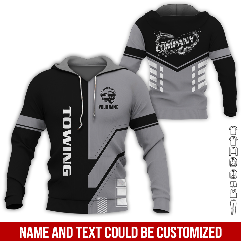 6179851-personalized-name-tow-truck-3d-all-over-printed-clothes-gl229-32.jpg Custom Tow Truck 3D Hoodie - photo 32
