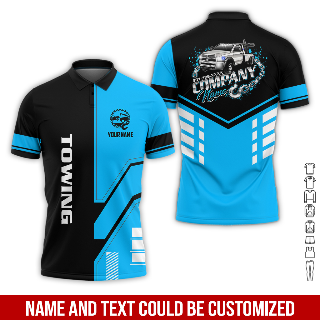 6179851-personalized-name-tow-truck-3d-all-over-printed-clothes-gl229-38.jpg Custom Tow Truck 3D Hoodie - photo 38