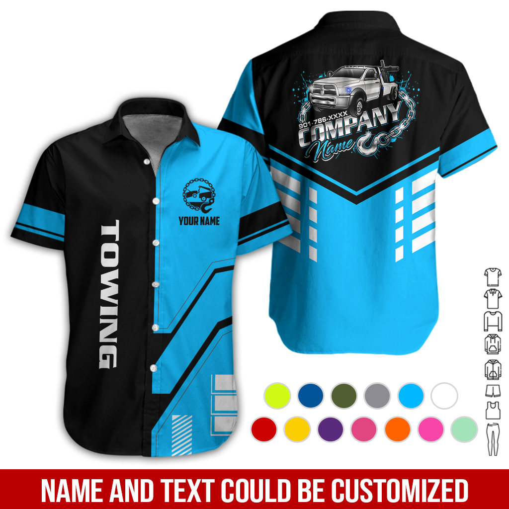 6179851-personalized-name-tow-truck-3d-all-over-printed-clothes-gl229-39.jpg Custom Tow Truck 3D Hoodie - photo 39