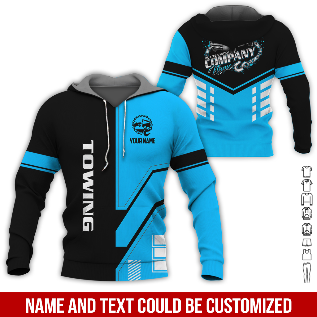 6179851-personalized-name-tow-truck-3d-all-over-printed-clothes-gl229-41.jpg Custom Tow Truck 3D Hoodie - photo 41