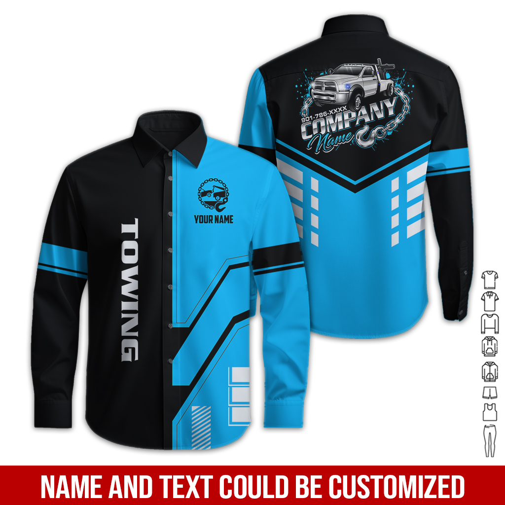 6179851-personalized-name-tow-truck-3d-all-over-printed-clothes-gl229-43.jpg Custom Tow Truck 3D Hoodie - photo 43