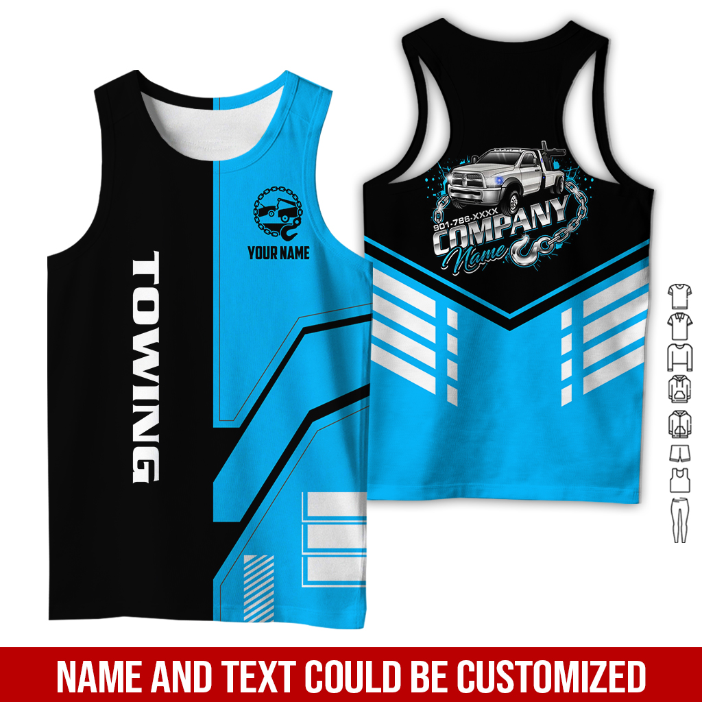 6179851-personalized-name-tow-truck-3d-all-over-printed-clothes-gl229-44.jpg Custom Tow Truck 3D Hoodie - photo 44