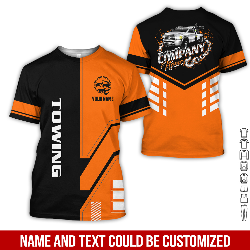 6179851-personalized-name-tow-truck-3d-all-over-printed-clothes-gl229-46.jpg Custom Tow Truck 3D Hoodie - photo 46