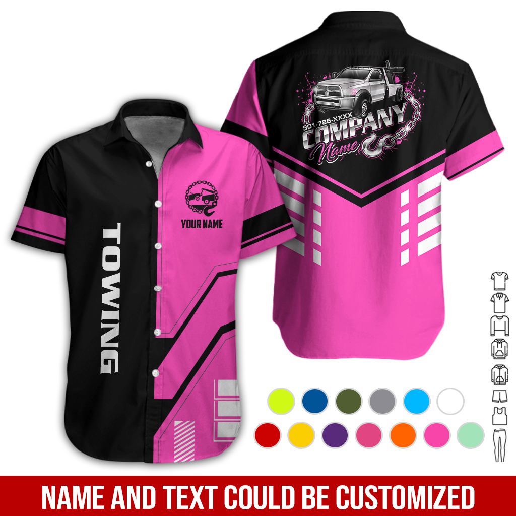 6179851-personalized-name-tow-truck-3d-all-over-printed-clothes-gl229-57.jpg Custom Tow Truck 3D Hoodie - photo 57